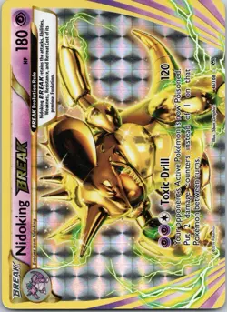 Nidoking BREAK 46/108 - Pokemon TCG Evolutions XY Ultra Rare Card - Image 1