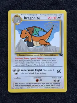 Dragonite 5 1999 WB Movie Black Star Promo Rare WOTC Nintendo Pokemon - Image 1