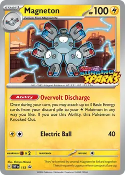 Magneton (153) Scarlet & Violet: Black Star Promos​ - Near Mint Holofoil Pokemon - Image 1