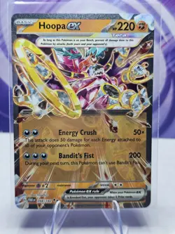 Pokemon Hoopa ex 098/182 Paradox Rift Double Rare Holo NM - Image 1