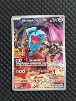 Team Rocket's Wobbuffet (Pokemon Center Exclusive) 203 Sv: Scarlet & Violet... - Image 1