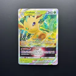 Leafeon VSTAR - SWSH195 - Pokemon Sword & Shield Promo Ultra Rare Holo Card NM - Image 1