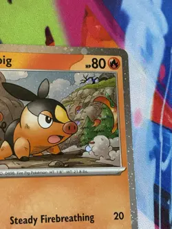 Pokemon Ascended Heroes #29/217 Tepig Cosmos Holo - Image 3