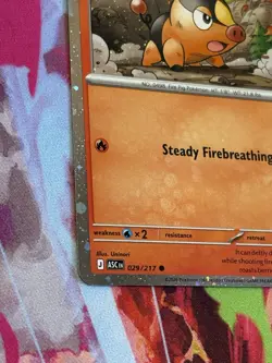 Pokemon Ascended Heroes #29/217 Tepig Cosmos Holo - Image 4