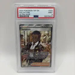 PSA 9 Salvatore 202/162 Ultra Rare, Pokemon Single, Temporal Forces Mint - Image 1