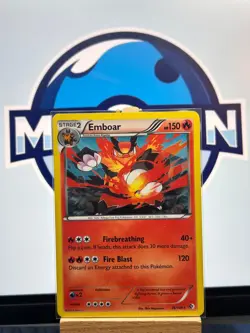 Emboar 26/149 Boundaries Crossed Holo Rare LP 2012 Holo - Image 1