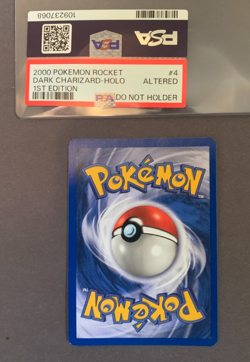 2000 Pokemon Team Rocket Dark Charizard 1st Ed Holo #4/82 - PSA Refused/Altered - Image 3