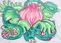 Favorite Pokemon Mini-Lot: Ivysaur Uncommon TCG, Stickers, and Original Art - Image 2