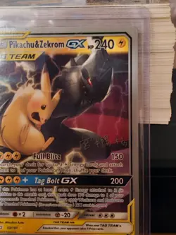 2019 Pokemon Pikachu & Zekrom GX Tag Team 33/181 2019 World Championship - Image 3