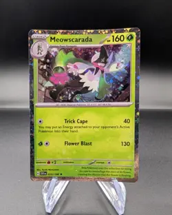 Meowscarada 015/198 - Scarlet & Violet Sparkle Holo - Pokemon TCG - NM - Image 1