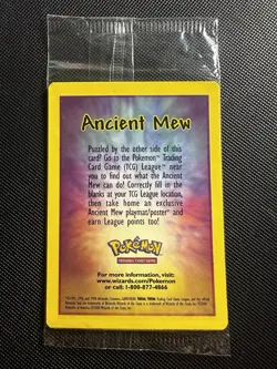 Pokemon TCG Ancient Mew 2000 Movie Promo Factory Sealed - Image 2