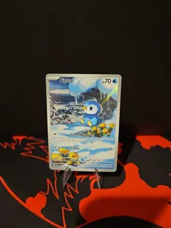 Pokemon Piplup 98/94 - Phantasmal Flames Illustration Rare - NM - Image 1