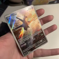 Pokemon TCG Latios 203/191 Surging Sparks Illustration NM Condition - Image 3