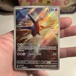 Pokemon TCG Latios 203/191 Surging Sparks Illustration NM Condition - Image 4