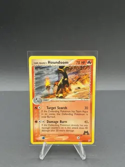 Pokemon TCG- 2004 Team Magma’s Houndoom 34/95 Regular LP - Image 1