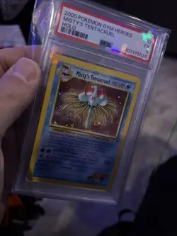 2000 Pokemon Gym Heroes #10 Misty’s Tentacruel Ex-Mt Psa 6 - Image 2