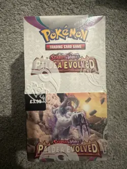 Pokemon TCG Scarlet & Violet Paldea Evolved Half Booster Box 18 Packs Sealed - Image 1