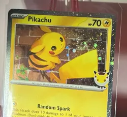 🌀Pikachu 051/162 Holo Stamped Pokemon Day 2026 Promo Near Mint🌀 - Image 1