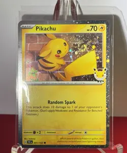 🌀Pikachu 051/162 Holo Stamped Pokemon Day 2026 Promo Near Mint🌀 - Image 2
