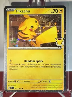 🌀Pikachu 051/162 Holo Stamped Pokemon Day 2026 Promo Near Mint🌀 - Image 3