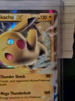 2016 Pokemon Pikachu EX XY174 Black Star Promo - Image 3