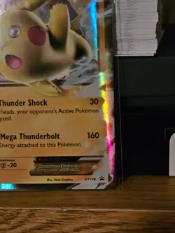 2016 Pokemon Pikachu EX XY174 Black Star Promo - Image 4