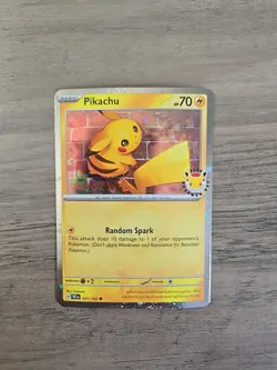 Pokemon TCG Pikachu 051/162 2026 Pokemon Day Stamped Cosmos Holo NM - Image 1