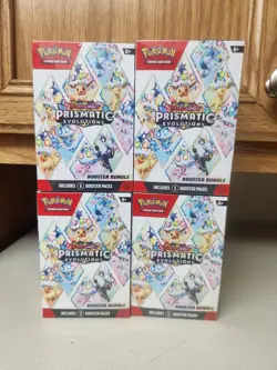 Pokemon TCG: Prismatic Evolutions Booster Bundle - Lot of 4 - Factory Sealed - Image 1