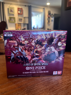 One Piece Card Game OP-11 A Fist of Divine Speed English Sealed Booster Box - Image 1