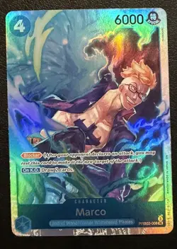 One Piece TCG PRB02-008 Marco PRB02 SR One Piece the Best Vol. 2 English - Image 1