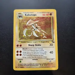 Pokemon Card - Kabutops 9/62 Fossil Holo Rare WOTC Vintage - Image 1
