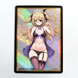 Fischl – 1/1 NSFW Custom Holo Foil Anime Waifu Card | Genshin Impact Inspired - Image 1