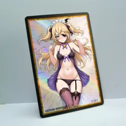 Fischl – 1/1 NSFW Custom Holo Foil Anime Waifu Card | Genshin Impact Inspired - Image 2