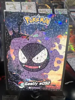 Gastly #92 - Cracked Ice Holo - Crystal Collection 2024 - Pokemon Card - Image 1