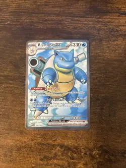 Pokemon TCG Blastoise EX Holo Ultra Rare Card Scarlet VIOLET-151, 184/165 - Image 1