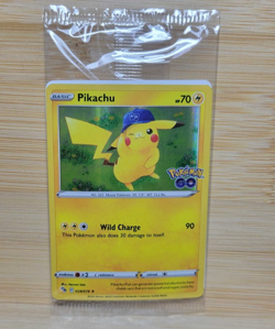 Pikachu 028/078 Pokemon GO Holo Promo card - Image 1