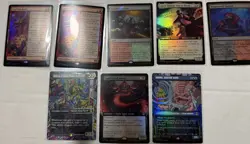 16 Card MTG TMNT Lot Mixed Rares/myhics Foils And Regulars - Image 2