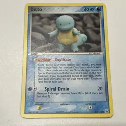 Pokemon Ditto (Squirtle) Ex Delta Species Set Card 64/113 NM - Image 1