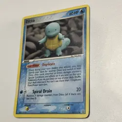 Pokemon Ditto (Squirtle) Ex Delta Species Set Card 64/113 NM - Image 3