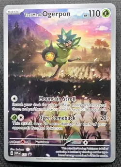 Teal Mask Ogerpon #123 Scarlet & Violet Promo Card Near Mint Pack Fresh! - Image 1
