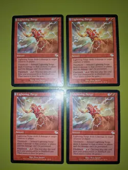Lightning Surge x4 Judgment 4x Playset Magic the Gathering MTG - Image 1