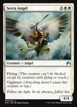 Serra Angel~276/272~LP~Magic Origins~MTG - Image 1