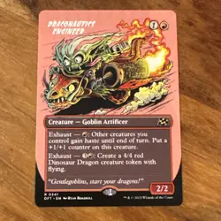 Draconautics Engineer (Borderless) 341 Near Mint MTG Aetherdrift Magic - Image 1