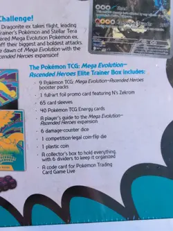 Pokemon TCG Mega Evolution Ascended Heroes Elite Trainer Box ETB New sealed - Image 2