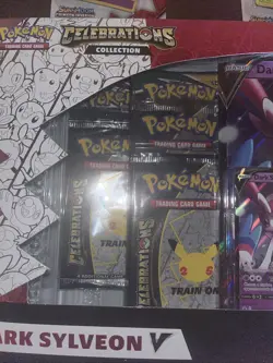 Pokemon Celebrations 25th Anniversary Dark Sylveon V Collection Box Sealed Read - Image 3