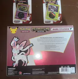 Pokemon Celebrations 25th Anniversary Dark Sylveon V Collection Box Sealed Read - Image 4