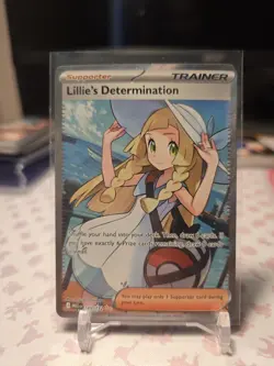 Pokemon TCG Mega Evolution Lillie’s Determination Full Art Trainer Card 169/132 - Image 1
