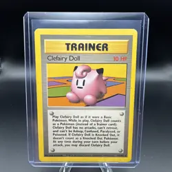 Clefairy Doll 70/102-1999-2000 Rare Base Set Pokemon Card Near Mint - Image 1