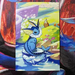 Pokemon TCG Prismatic Evolutions Vaporeon EMPTY Mini Tin *NO PACKS INCLUDED* - Image 2