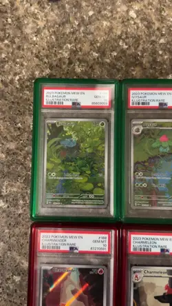 Pokemon SV 151 EN PSA 10 SIR/IR Complete Starter & Evolutions 9 Card Set - Image 2